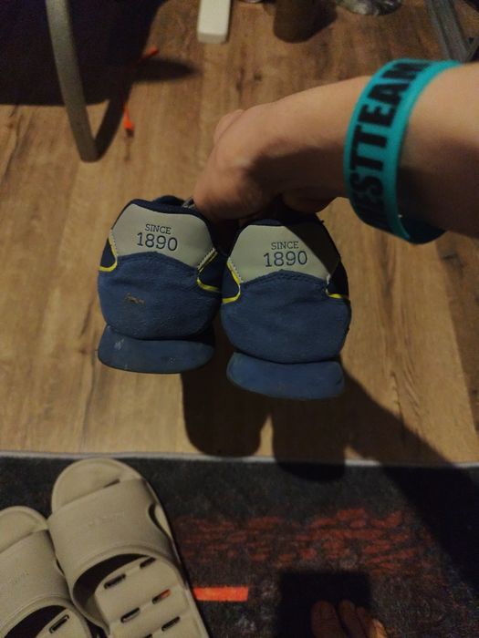 Buty męskie U.S. Polo Assn. (blue/yellow)