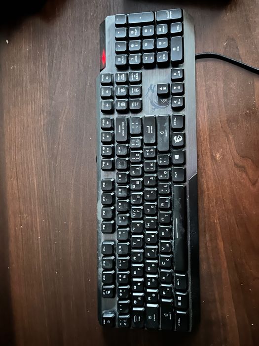 Клавиатура механика MSI GK50 LOW PROFILE, 100%, RGB