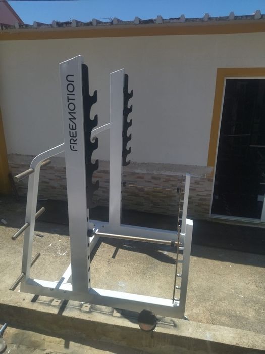 Rack de agachamento máquina de ginásio