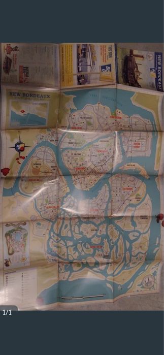 Mapa jogo Ps4 Mafia III