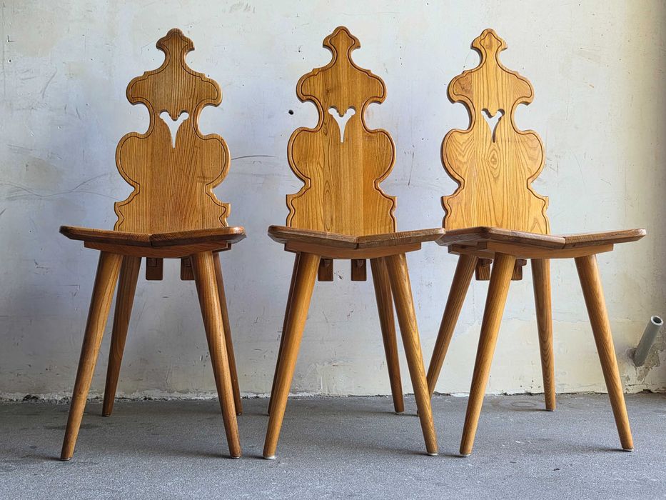 Polskie krzesła Proj.Józef Kulon/Cepelia lata 70