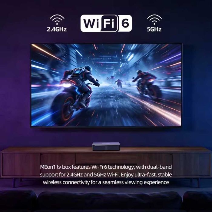 TV Box Mecool MEon1 2/32Gb Amlogic S905X5M WIFI6 NETFLIX приставка