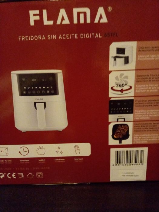 Vendo airfryer nova e livro