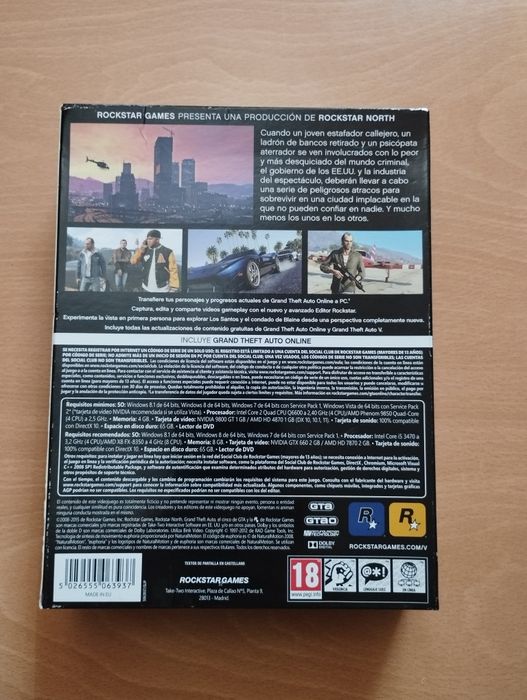 Vendo GTA V para PC