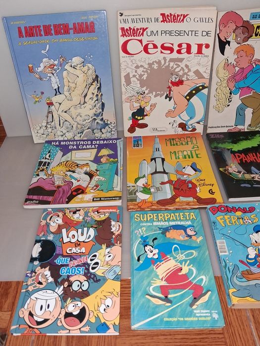 Conjunto de Livros de Banda Desenhada Antigos
