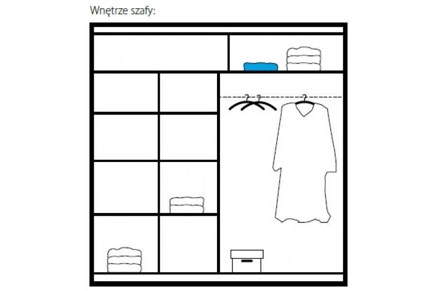 Nowa Szafa 200 cm Dostępna Od Ręki