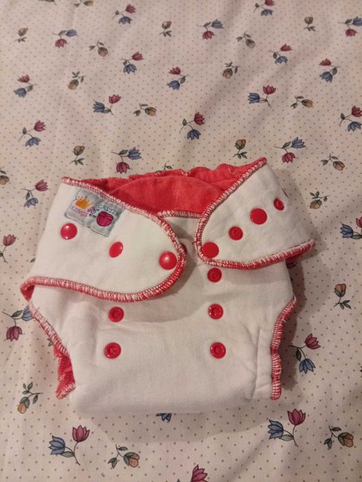 3 Fraldas cuecas em pano, reutilizáveis e reforços