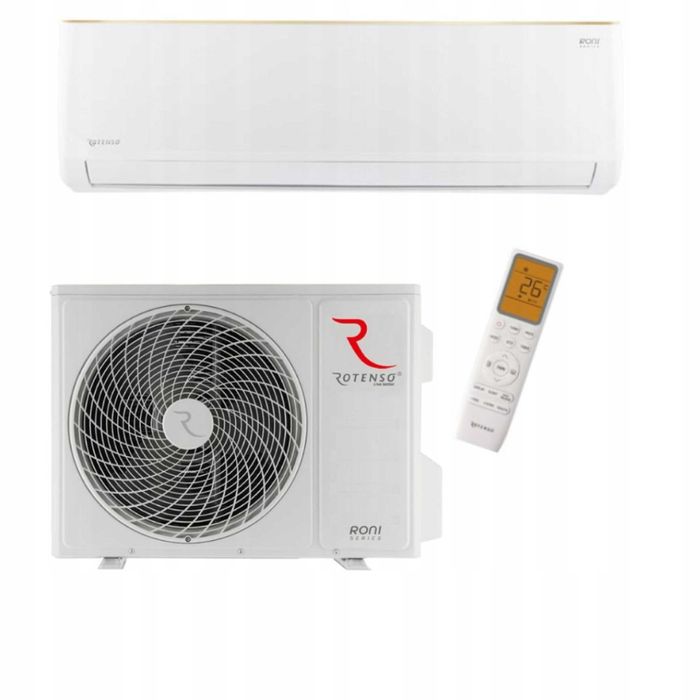 Klimatyzator ścienny pokojowy ROTENSO RONI 3.5 kW Wi-Fi Funkcja Grzania
