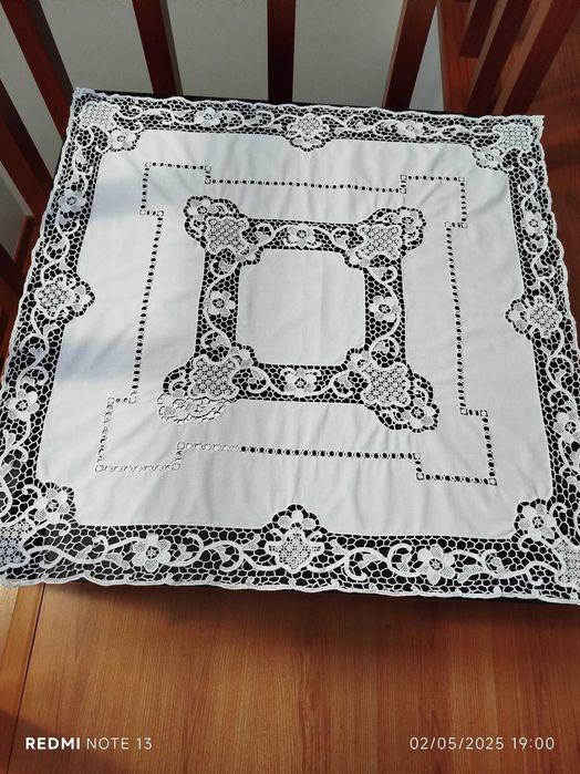 Toalha renda de Veneza