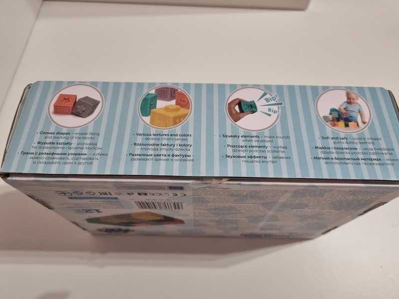 Klocki sensoryczne miękkie gumowe wieża Canpol Babies