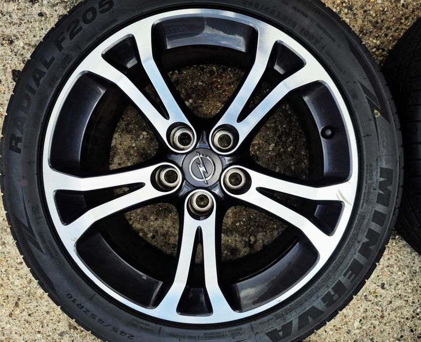 Opel Insignia A OPC  Oryginalne Alufelgi Koła Lato 6,5mm 18 Cali 5x120 ET42 Poler+Grafit