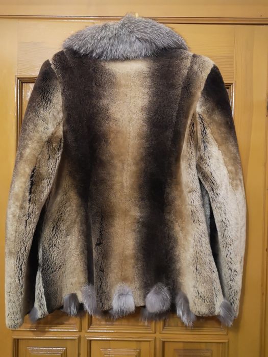 Натуральный  полушубок с мутона