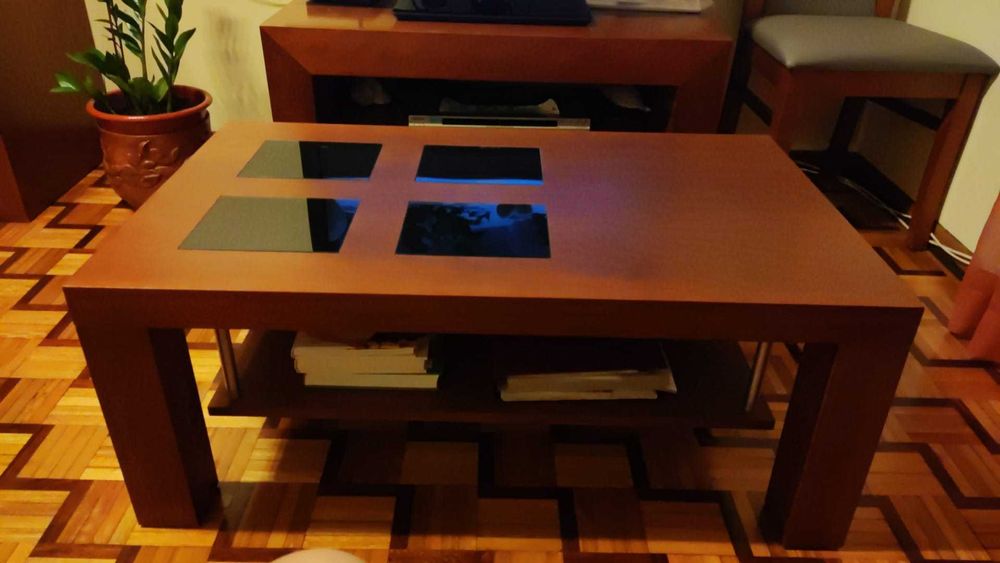 Mesa de centro sala madeira