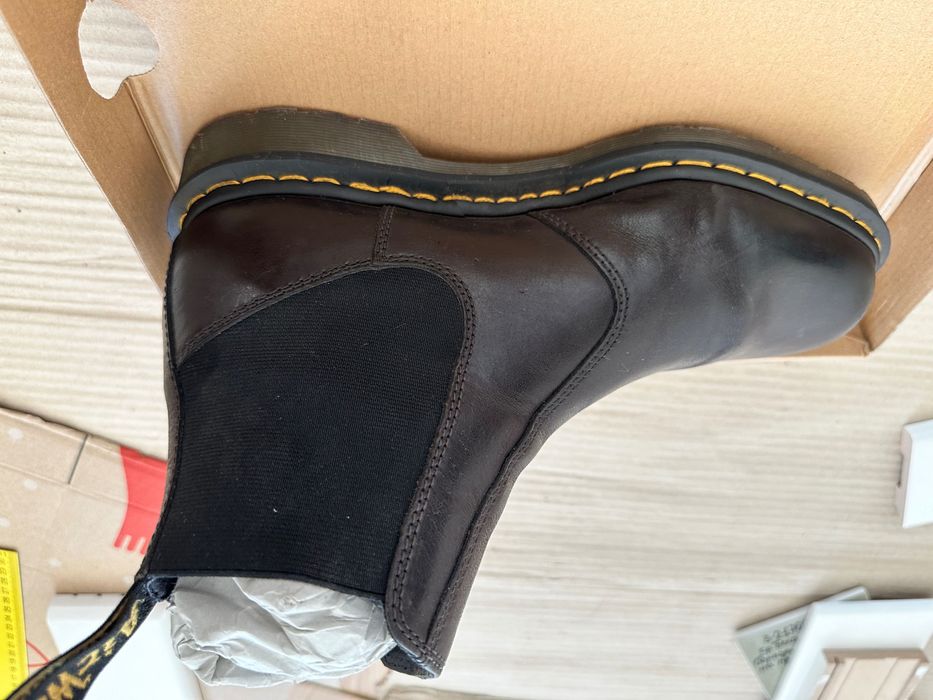 dr Martens полусапоги челси кожанные