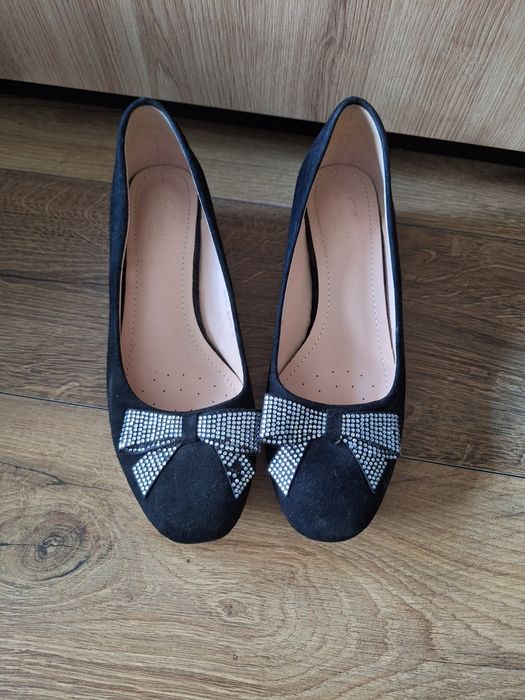 Buty na niskim obcasie