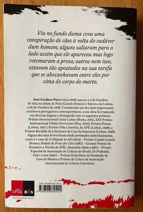 "Balada da Praia dos Cães" de José Cardoso Pires