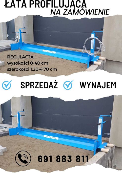 łata brukarska regulowana 2,7 - 4,5