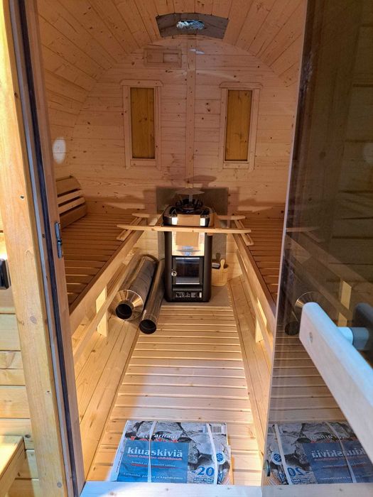 Sauna Beczka 300cm Harvia Led Sauny Ogrodowe Balie Banie Producent LT.