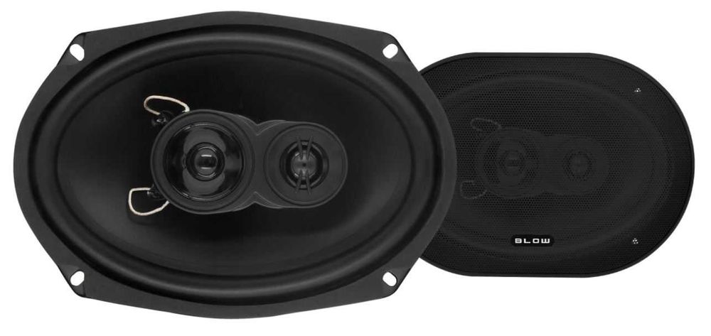 Głośniki samochodowe trójdrożne Moc 250W Blow 6x9'' 2szt Komplet 6x9