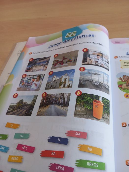 Livro de fichas/atividades de espanhol para o 7⁰ano