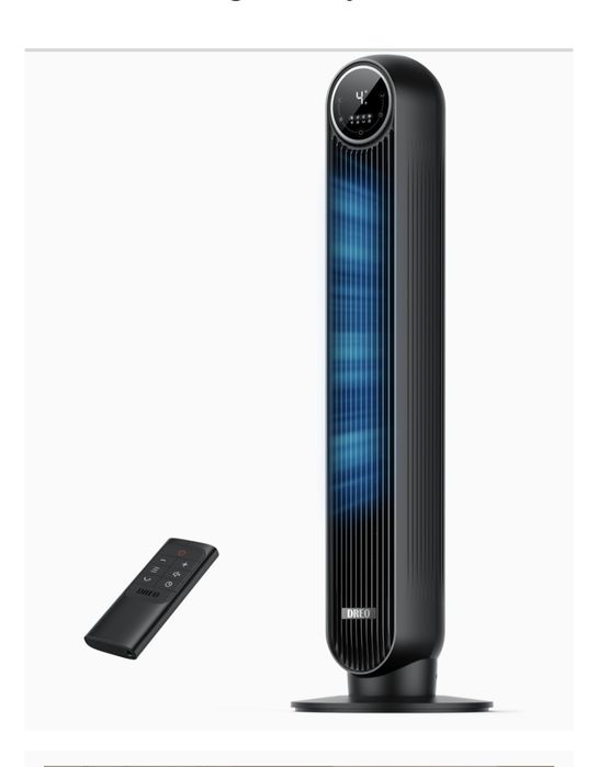 Ventoinha de Torre DREO 90 cm – Silenciosa, Potente, com App e Comando