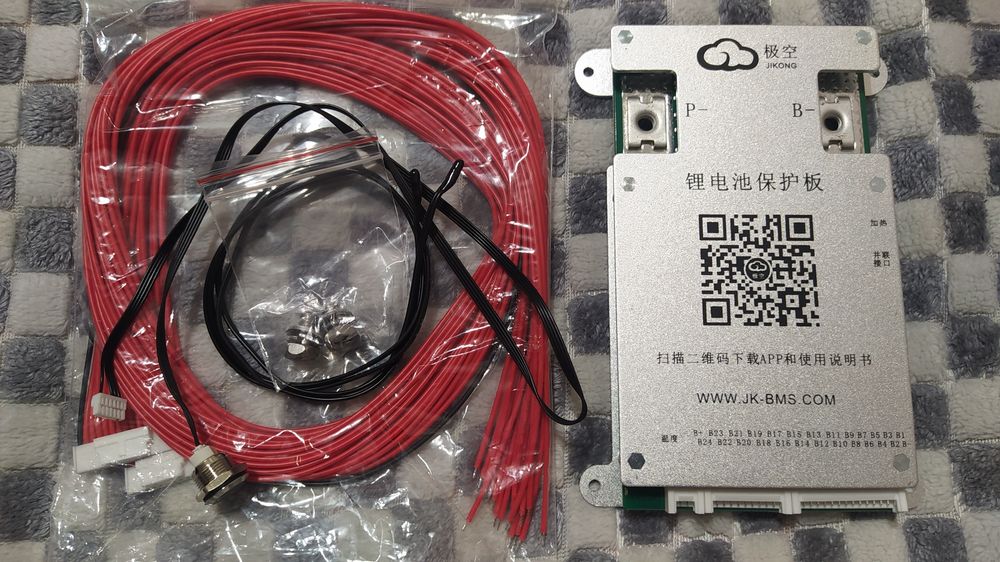 Плата BMS Jikong 100A, 8-24 комірок, smart Bluetooth