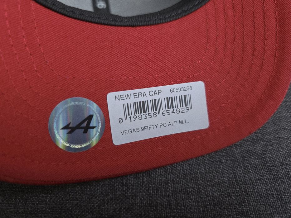 Alpine F1 Team Las Vegas 2024, czapka F1, Formuła 1, New Era, Gasly