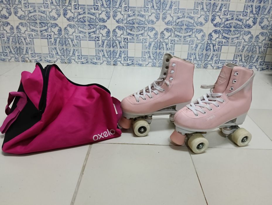 Patins 4 rodas menina