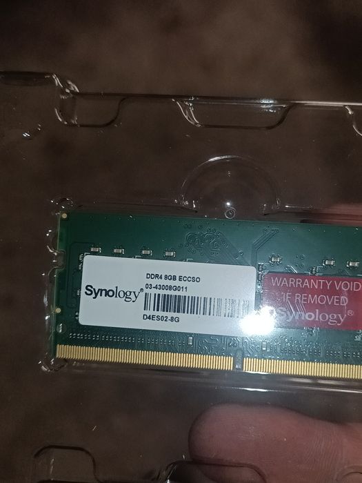 Pamięć RAM Synology DDR4 8GB ECC D4ES02-8G do DS923+ DS1522 DS1621+ DS