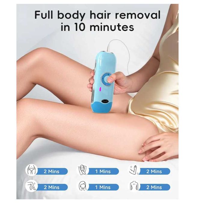 Depiladora Laser IGBT com 999.900 Pulsos de Luz