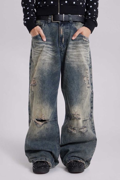 джинсы jaded london dirty lowrise colossus jeans