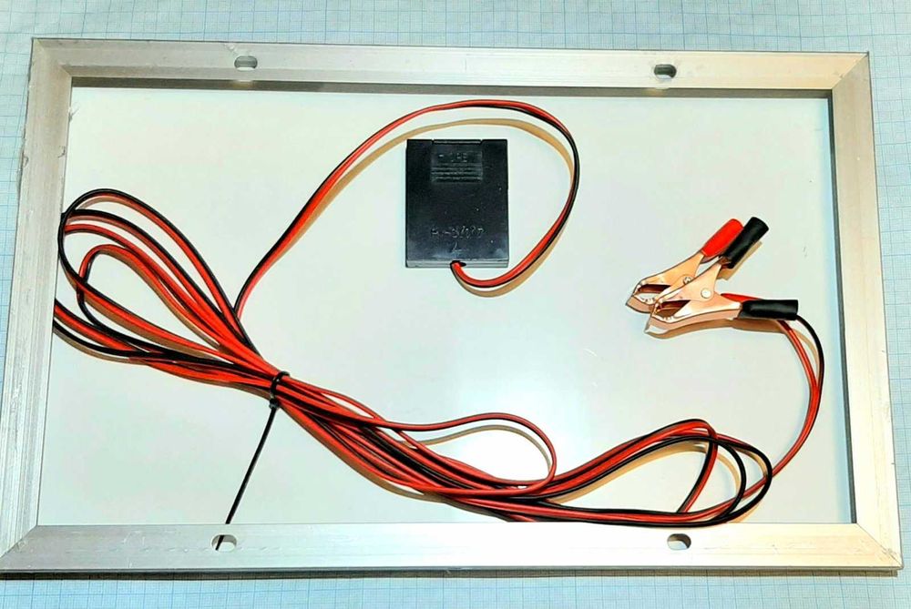 Солнечная панель 20В, 25 Вт, поликристалл