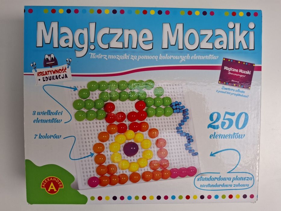 Magiczne mozaiki 250 elementów układanka