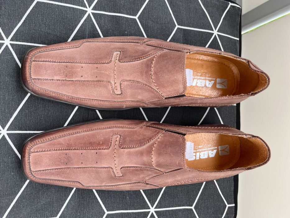 Skórzane mokasyny męskie Abis 42/43