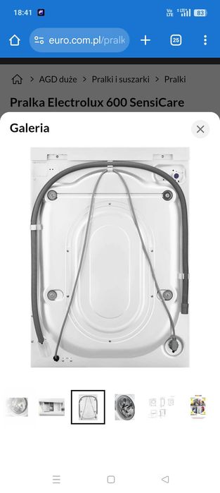 Pralka Electrolux 600 SensiCare używana