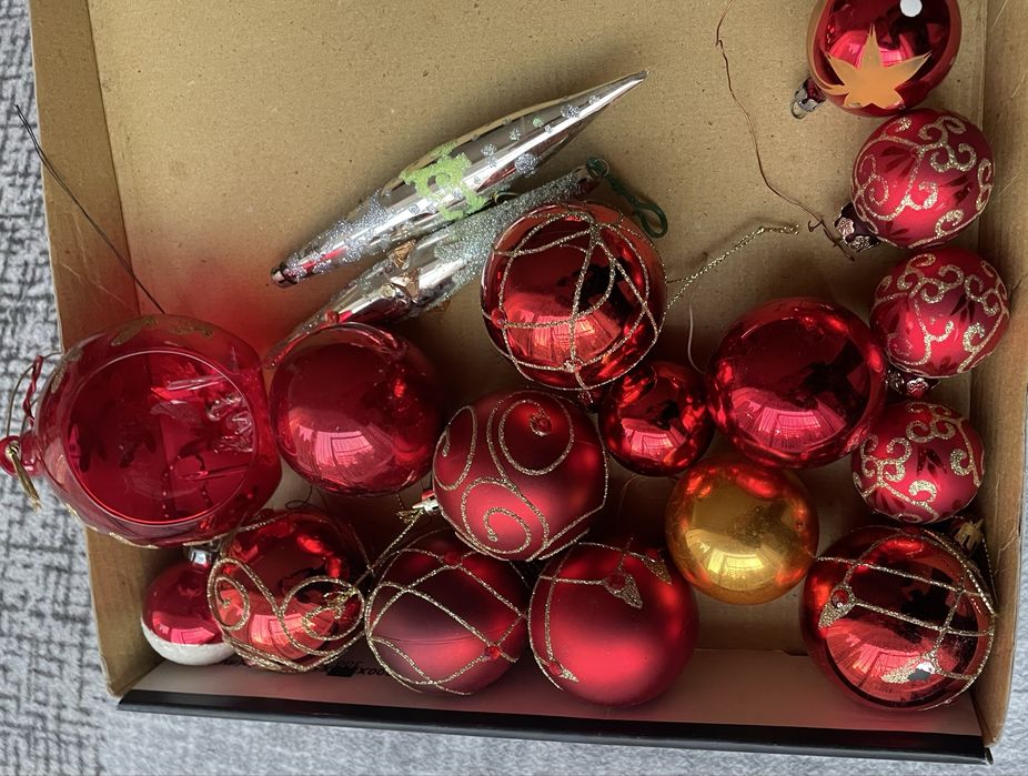 Zabawki bombki ozdoby na choinkowe