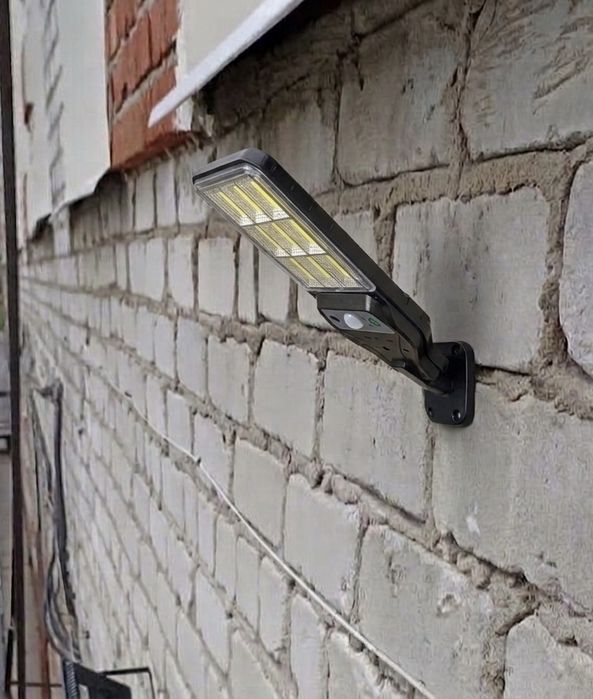 Luminária LED solar para exterior