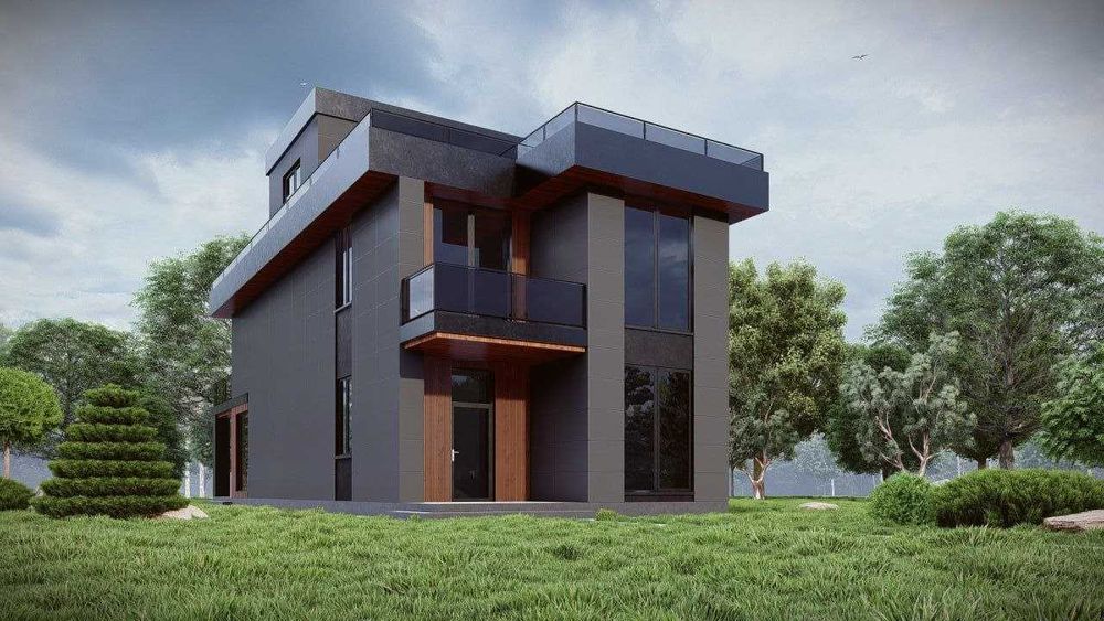 Архітектор. Схема намірів забудови.На початок будівництва.Візуалізація