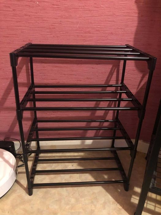 Pudełka z 4 poziomami dom przechowywanie metalowa