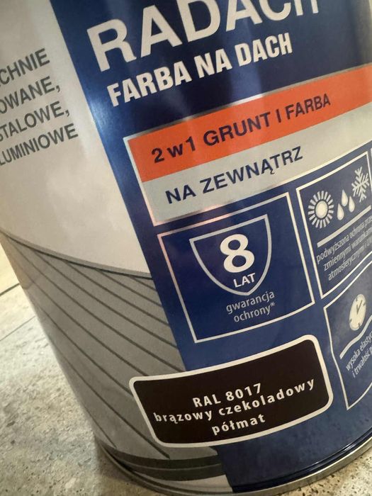 sprzedam farbę dachową  Rafil 10 l