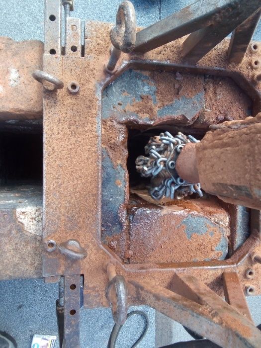 Remont komina, frezowanie, montaż wkładu stalowego