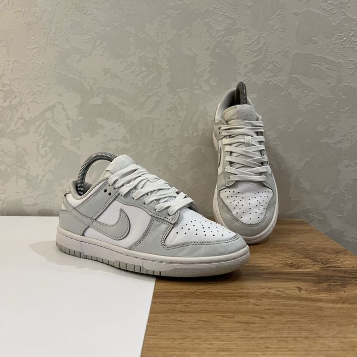Nike Dunk Low White/Grey 38.5 розмір