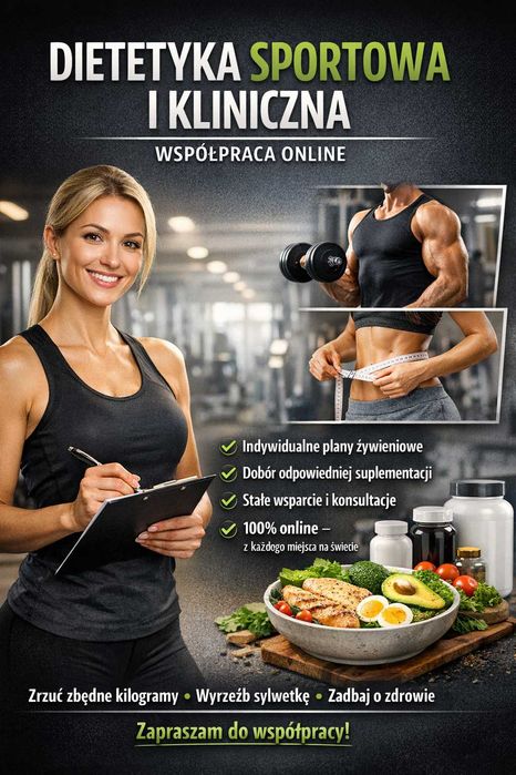 Dietetyk - a sportowa / kliniczna - online