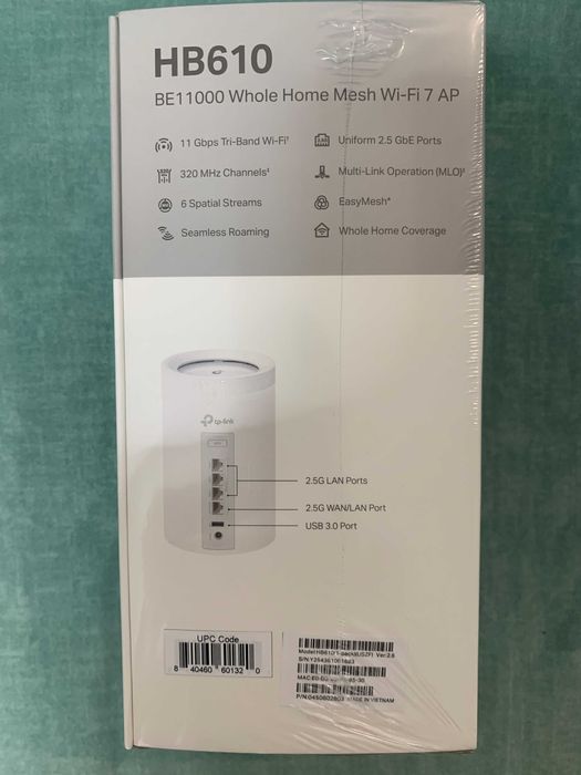 HB610 Aginet BE11000 Tri-Band Whole Home Mesh WiFi 7 System: 6 000 грн ...