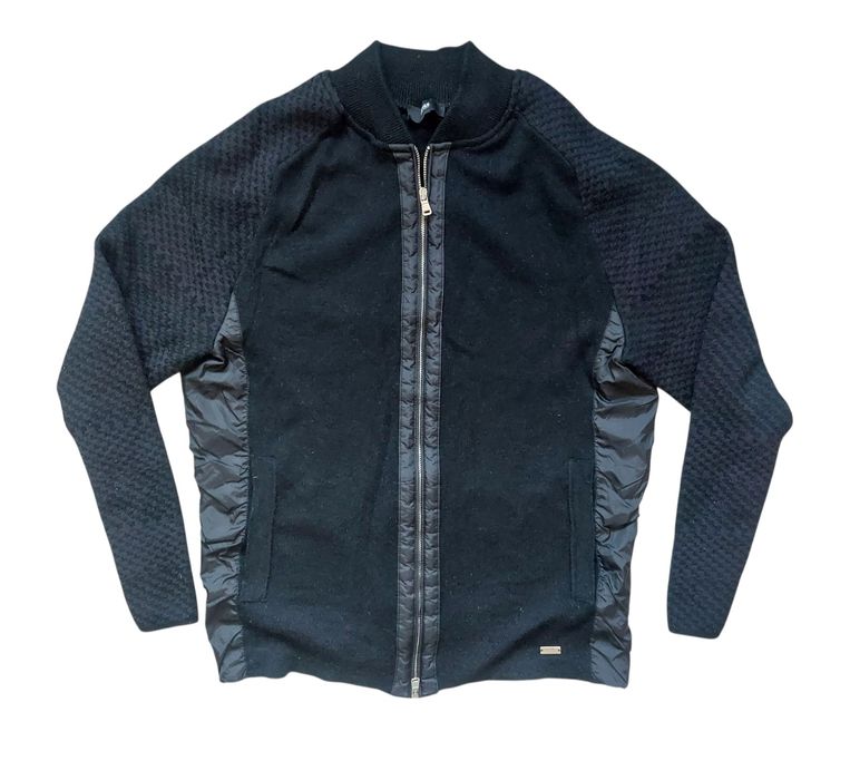 Hugo Boss x Mercedes sweter rozpinany męski wełniany r. M