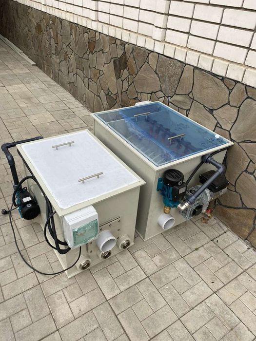 Виробництво та монтаж комплексної системи фільтрації водойм.