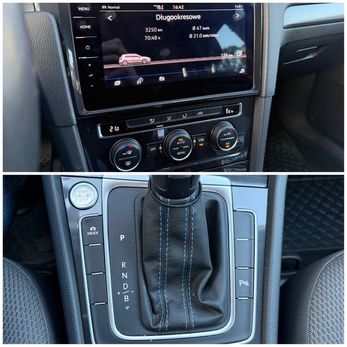 36kWh E-Golf 7 Elektryk 360 kame Full LED Matrix Temp Aktyw Volkswagen