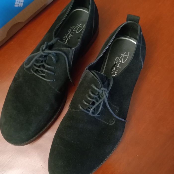 Туфлі чоловічі класика фірми Respect натуоальга замша 43р