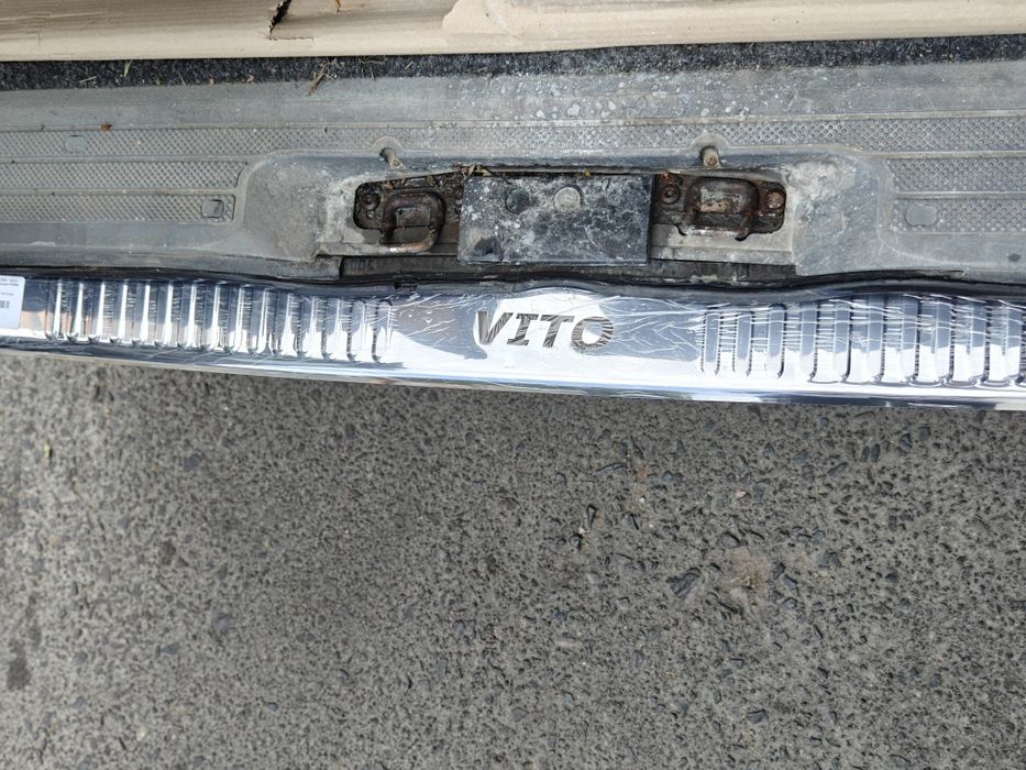 Хром накладка на задний бампер Mercedes VITO 639/ 638/ 447 (вито) нерж