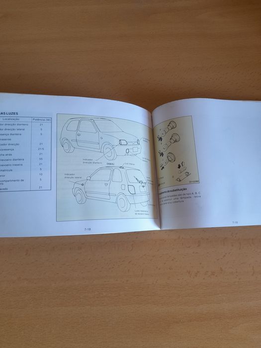 Manual de Instruções / Proprietário Nissan Micra K11 (Original)